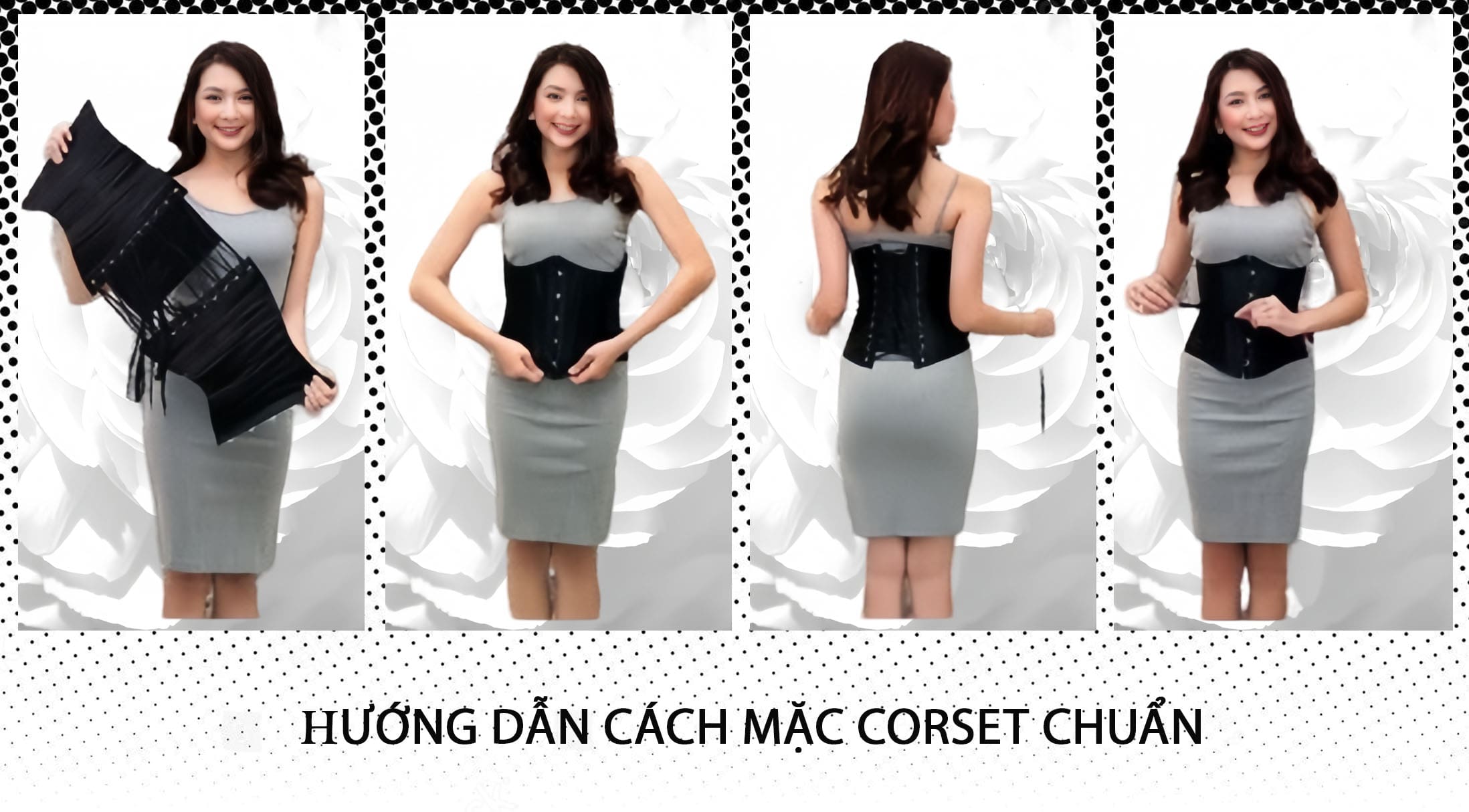 Hướng dẫn mặc Áo Corset