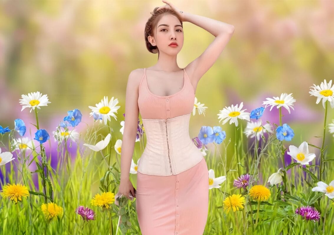 Latex Nịt Bụng Corset Chuẩn